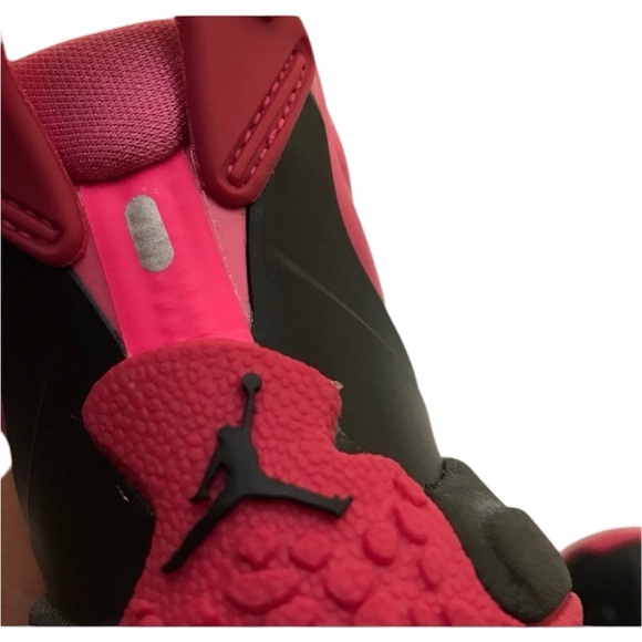 Jordan Pink and Black High-Top Sneakers with Velcro Closure - Picture 2 of 4